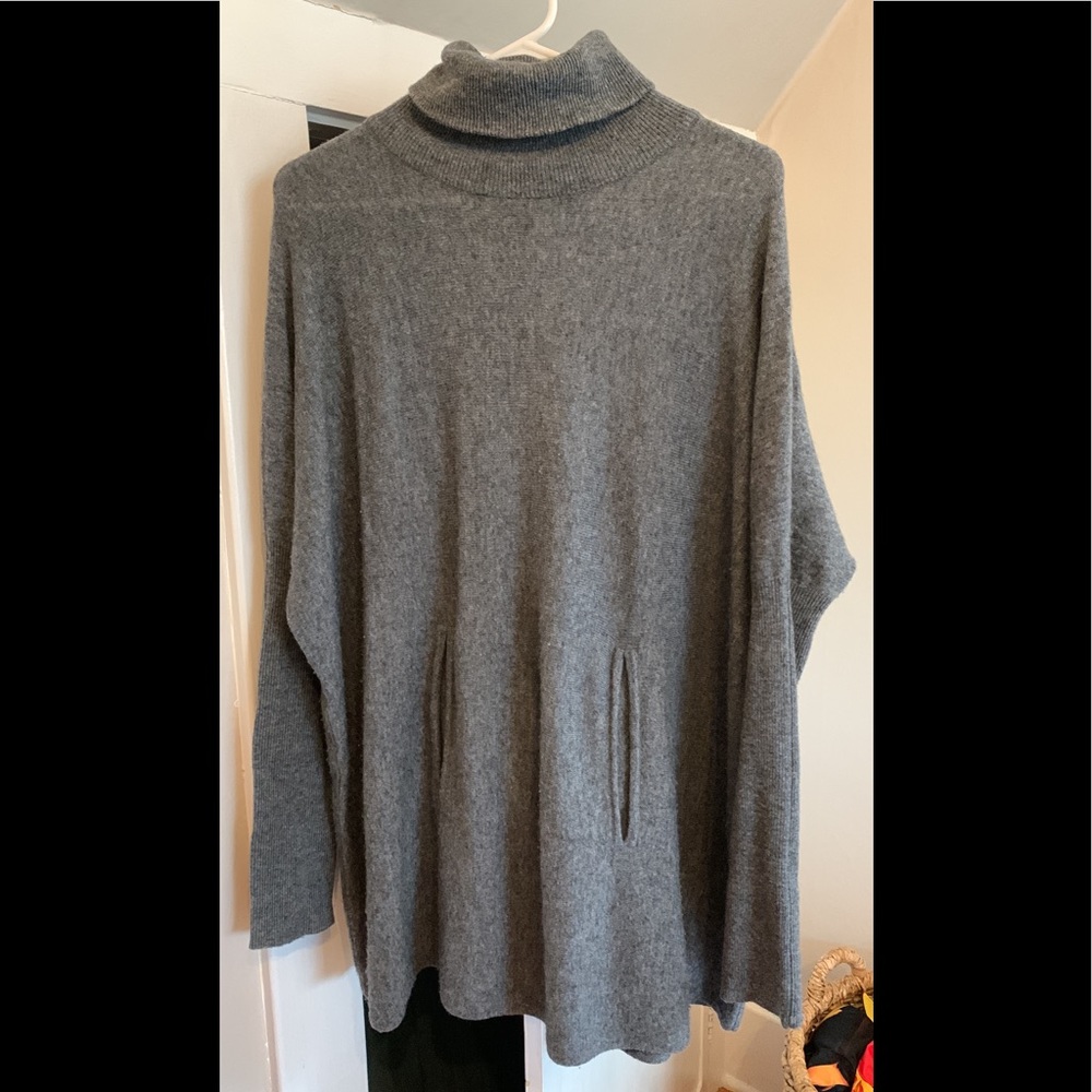 Garnet Hill Oversized Turtleneck Sweater